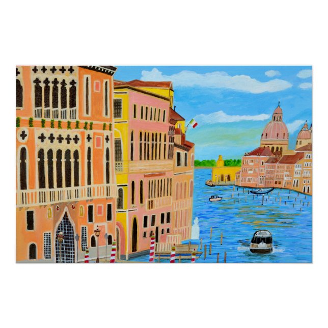 Póster Hermoso cartel de Venecia (Anverso)