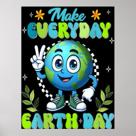 Póster Hermoso cartel en el Día de la Tierra 2026