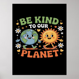 Póster Hermoso cartel en el Día de la Tierra 2026