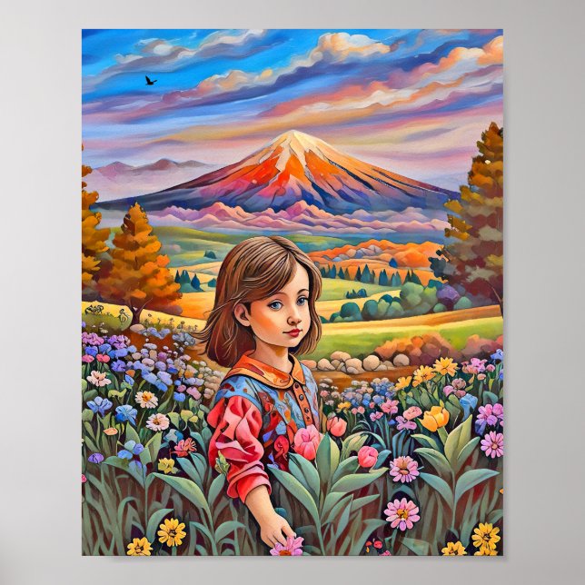 Póster Hermoso chica de Ararat Poster Paper (Matte) (Frente)