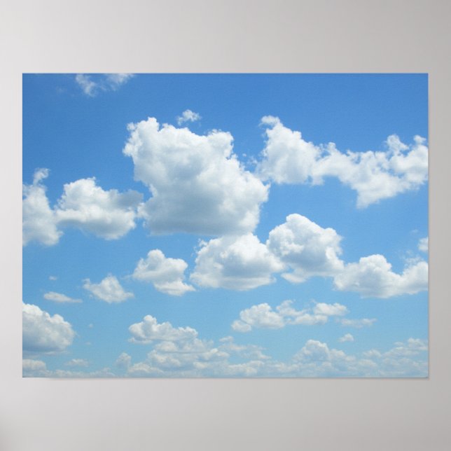 Póster Hermoso cielo (Frente)