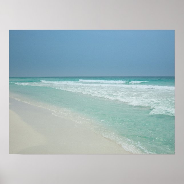 Póster Hermoso día de verano en la playa (Frente)
