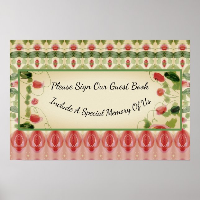 Póster Hermoso Diseñador Patterado (Frente)