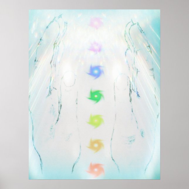 Póster Hermoso diseño de Reiki Healing (Frente)