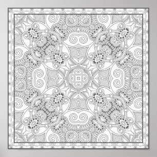 Póster Hermoso diseño Zendoodle 2