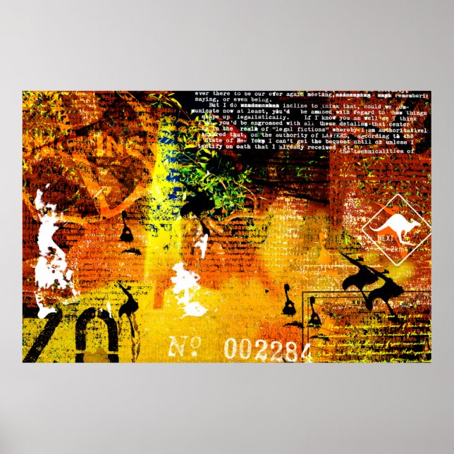 Póster Hermoso fondo de diseño de grunge, añejo (Frente)