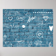 Hermoso graffiti en pared caligrafía verde