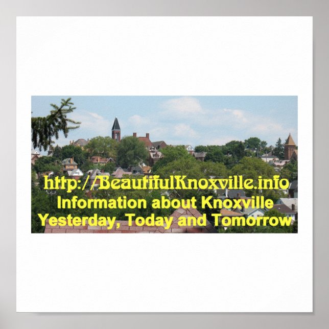 Póster Hermoso Knoxville (Frente)