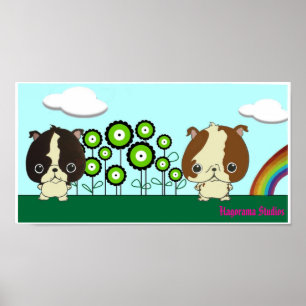 Póster Hermoso lienzo Hemi de Hagorama Studios