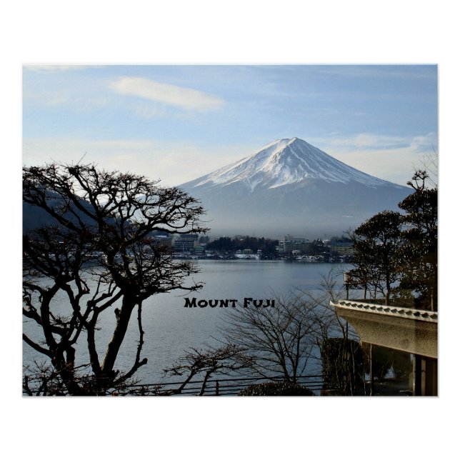 Póster Hermoso Monte Fuji (Anverso)