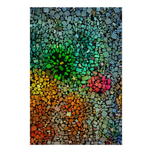 Póster Hermoso mosaico