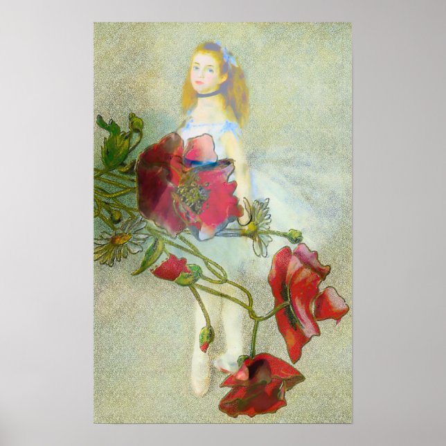Póster Hermoso motivo victoriano/Poster Renoir Ballerina (Frente)