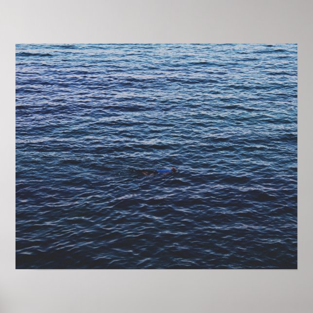 Póster Hermoso océano (Frente)