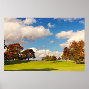 Póster Hermoso otoño, Escocia