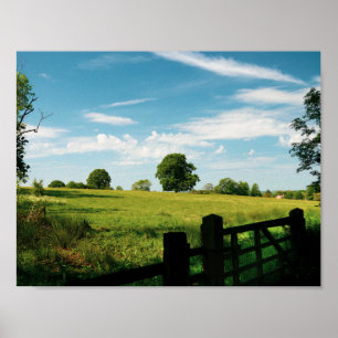 Póster Hermoso paisaje rural