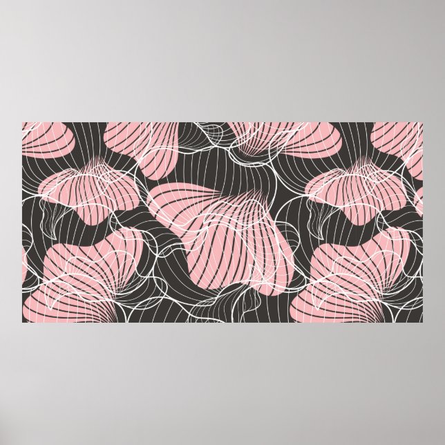 Póster Hermoso patrón colorido abstracto sin fisuras. Rev (Frente)