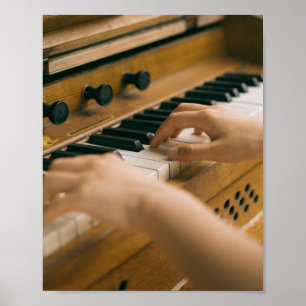 Póster Hermoso piano