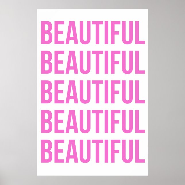 Póster Hermoso Poster (Frente)