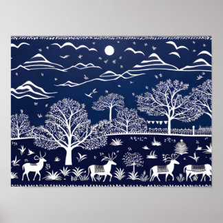 Póster Hermoso Poster Artístico