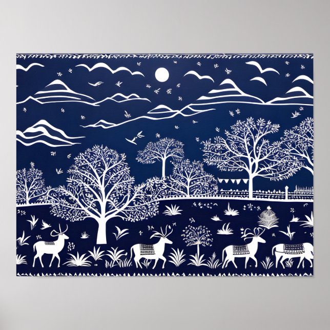 Póster Hermoso Poster Artístico (Frente)