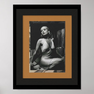 Póster Hermoso Poster Carole Lombard