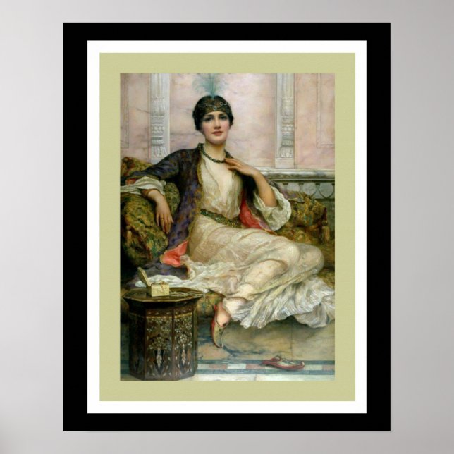 Póster Hermoso Poster Chica Flapper (Frente)