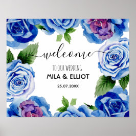 Póster Hermoso poster de flores
