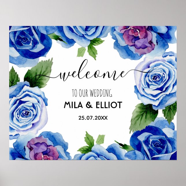 Póster Hermoso poster de flores (Frente)