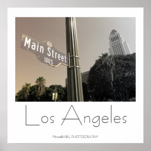 Póster ¡Hermoso Poster de Los Ángeles!
