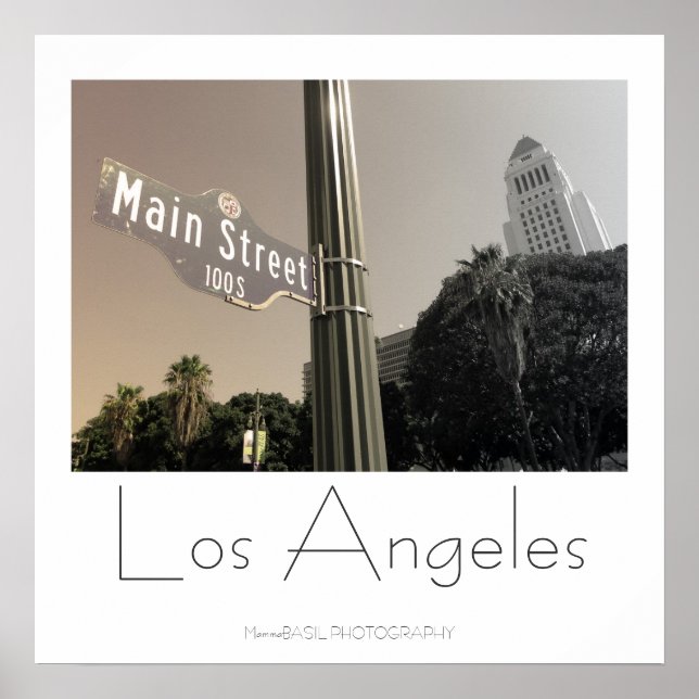 Póster ¡Hermoso Poster de Los Ángeles! (Frente)