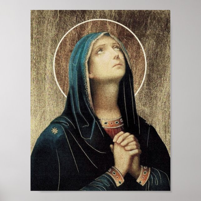 Póster Hermoso Poster de Nuestra Señora del Dolor (Frente)