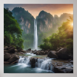 Póster Hermoso Poster natural