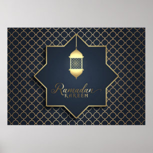 Póster Hermoso Poster Ramadan Kareem