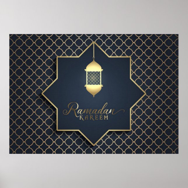 Póster Hermoso Poster Ramadan Kareem (Frente)