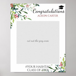 Póster Hermoso Prop para Fotos de Fiesta de Graduación Fl