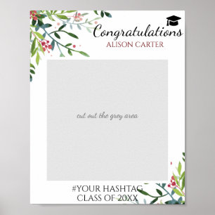 Póster Hermoso Prop para Fotos de Fiesta de Graduación Fl