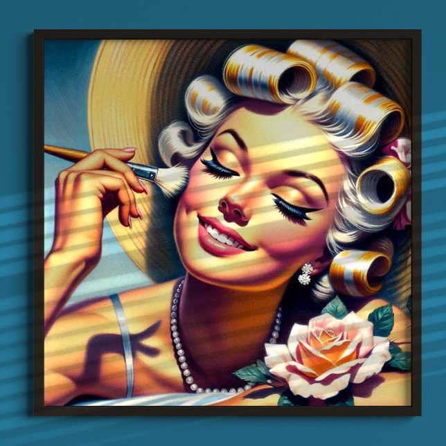 Póster Hermoso retrato Chica de época (Subido por el creador)