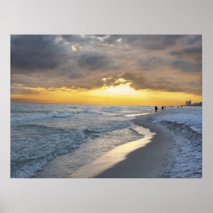 Póster Hermoso Sunset en Pensacola Beach, Florida