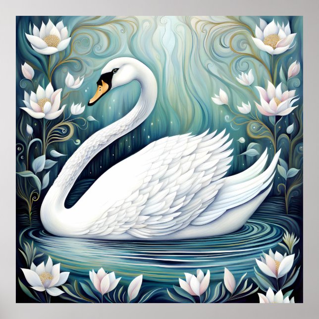 Póster Hermoso Swan (Frente)