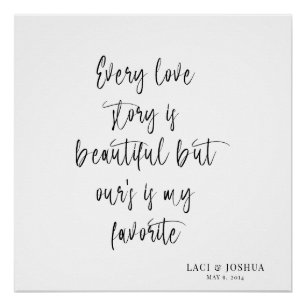 Póster Hermoso tapiz personalizado para bodas como fondo 