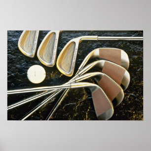 Póster Hermosos clubes de golf
