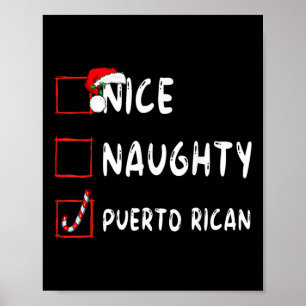 Póster Hermosos Navidades puertorriqueños Puerto Rico 1