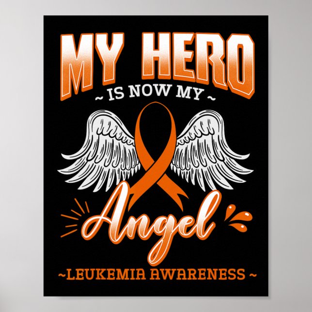 Póster Hero Ahora Mi Hematolo De Médula Ósea De Leucemia  (Frente)