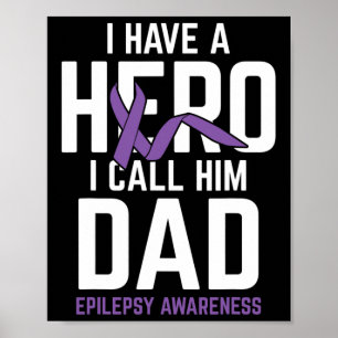 Póster Hero Dad Epilepsia Epilepsia Epilepsia Awareness E