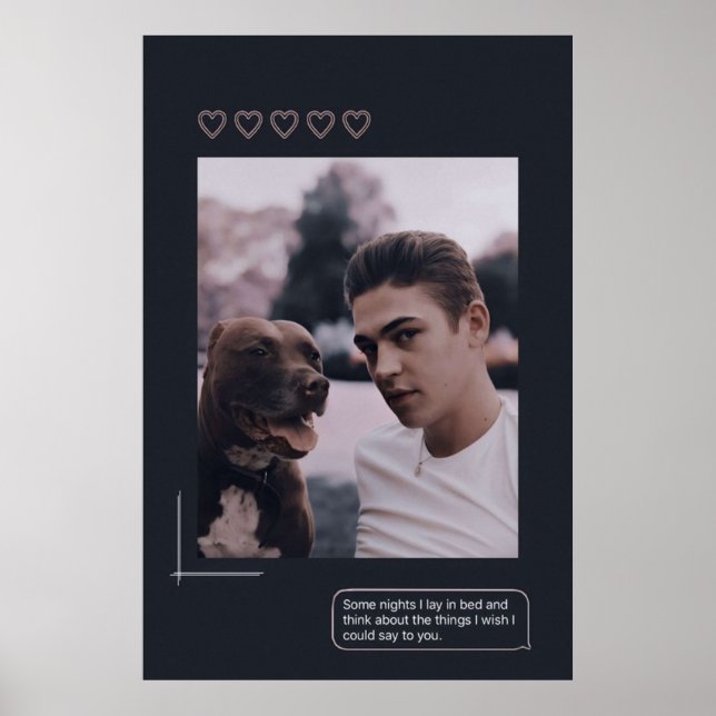 Póster Hero Fiennes tiffin después (Frente)