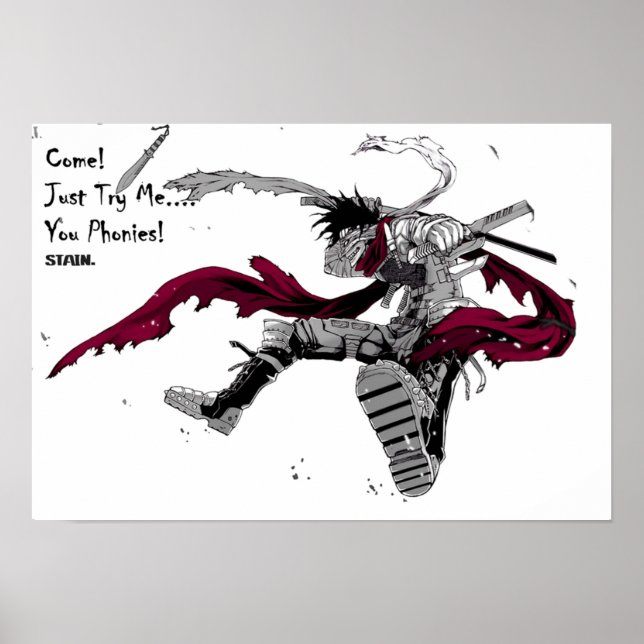 Póster Hero Killer Stain (Frente)