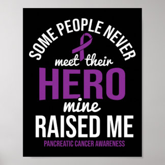 Póster Hero me crió Pancreatic Cancer Awareness Pancrea