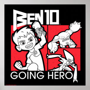 Póster Héroe de Ben 10 Going