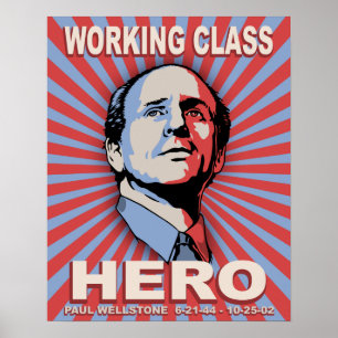 Póster Héroe de Wellstone