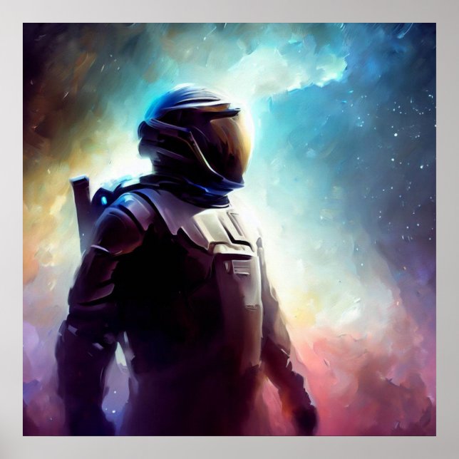 Póster Héroe espacial SF 3 (Frente)